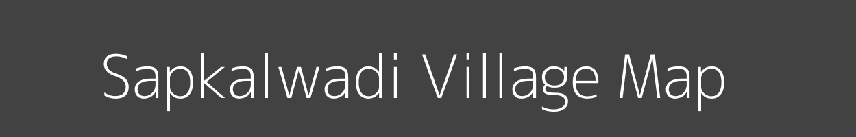 Map of Sapkalwadi Village in Maharashtra Image