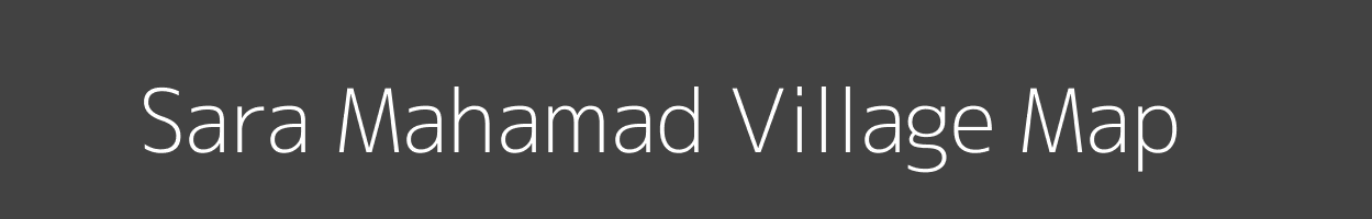 Map of Sara Mahamad Village in Bihar Image