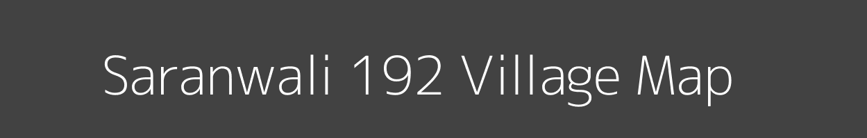 Map of Saranwali 192 Village in Punjab Image