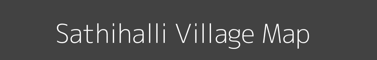 Map of Sathihalli Village in Karnataka Image