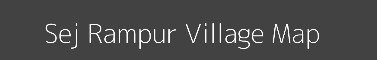 Map of Sej Rampur Village in Uttar Pradesh Image