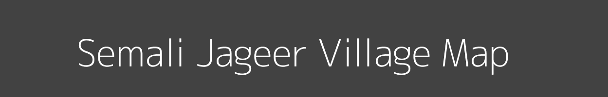 Map of Semali Jageer Village in Rajasthan Image