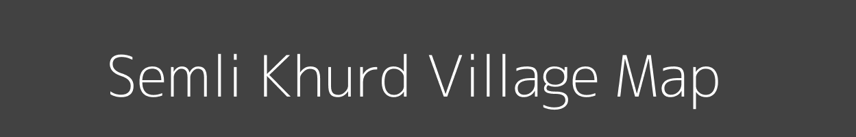 Map of Semli Khurd Village in Rajasthan Image