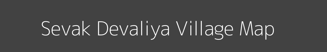 Map of Sevak Devaliya Village in Gujarat Image