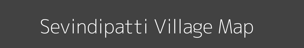 Map of Sevindipatti Village in Tamil Nadu Image