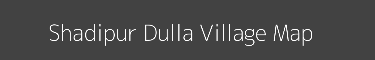 Map of Shadipur Dulla Village in Uttar Pradesh Image