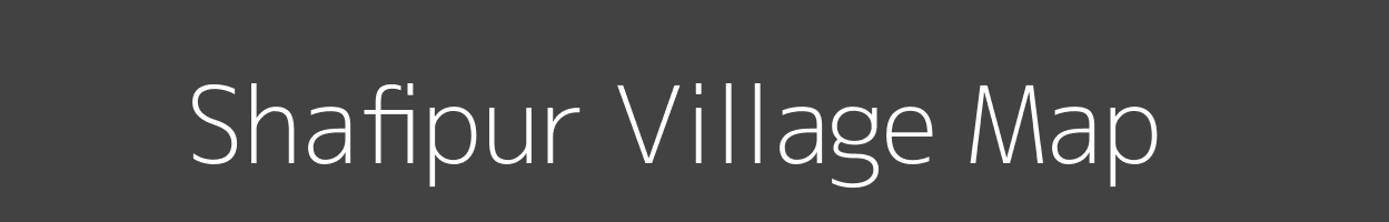 Map of Shafipur Village in Uttar Pradesh Image