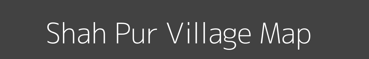 Map of Shah Pur Village in Uttar Pradesh Image