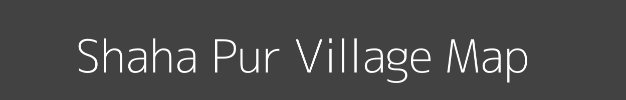 Map of Shaha Pur Village in Uttar Pradesh Image