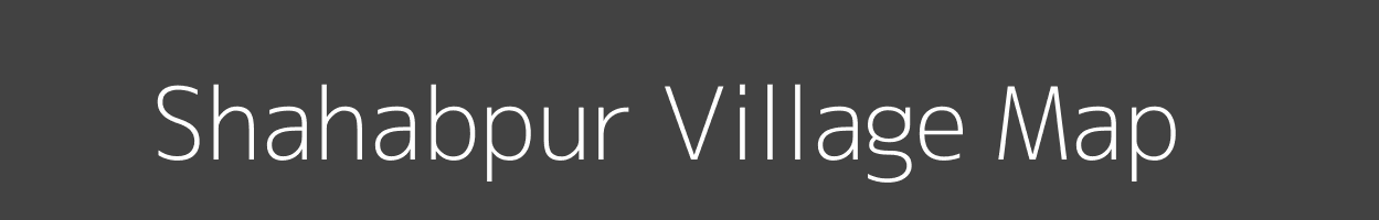 Map of Shahabpur Village in Uttar Pradesh Image