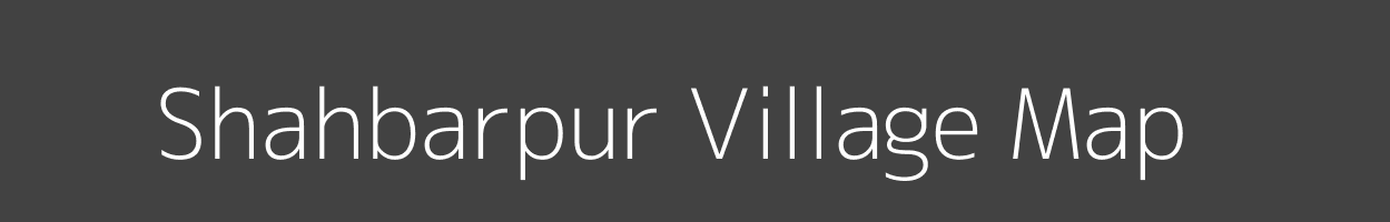 Map of Shahbarpur Village in Uttar Pradesh Image