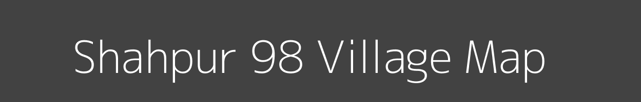 Map of Shahpur 98 Village in Punjab Image