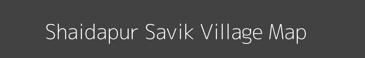 Map of Shaidapur Savik Village in Uttar Pradesh Image