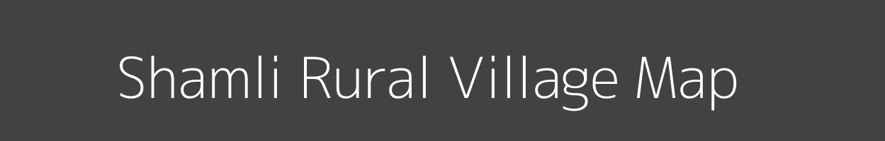 Map of Shamli Rural Village in Uttar Pradesh Image