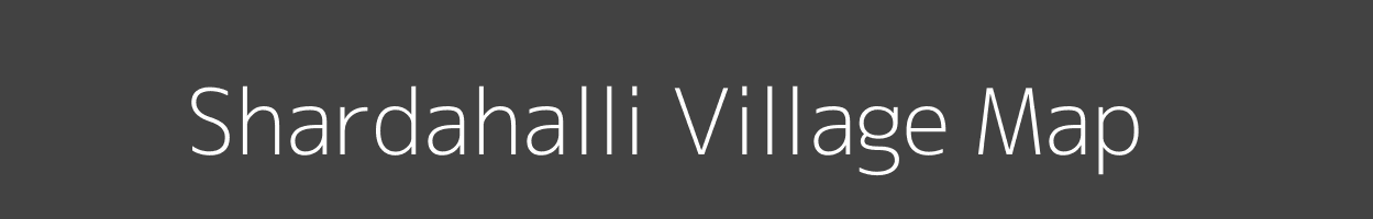 Map of Shardahalli Village in Karnataka Image