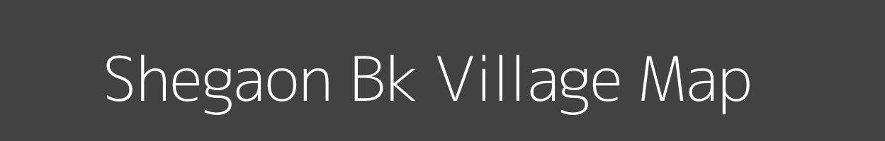 Map of Shegaon Bk Village in Maharashtra Image