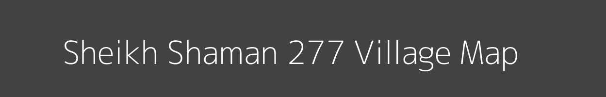 Map of Sheikh Shaman 277 Village in Punjab Image