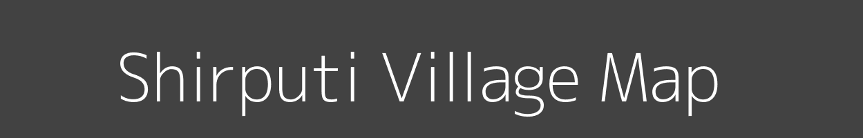 Map of Shirputi Village in Maharashtra Image