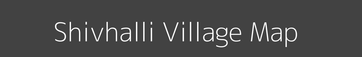 Map of Shivhalli Village in Karnataka Image