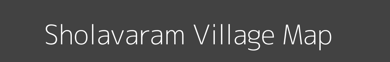 Map of Sholavaram Village in Tamil Nadu Image