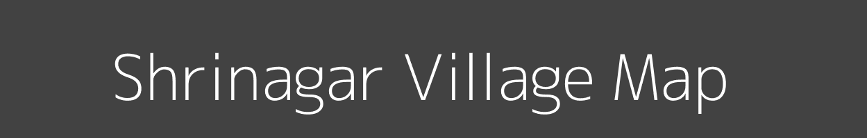 Map of Shrinagar Village in Rajasthan Image