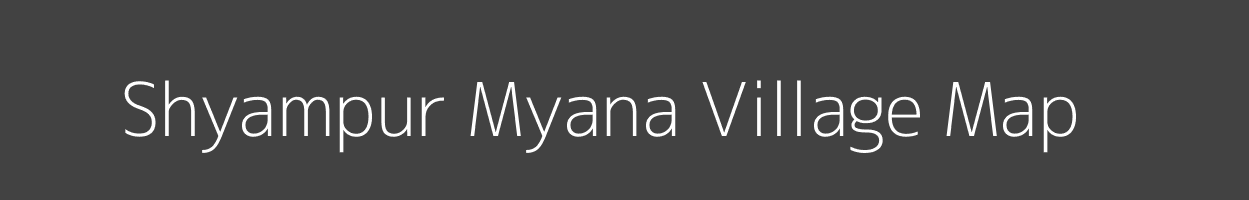 Map of Shyampur Myana Village in Madhya Pradesh Image