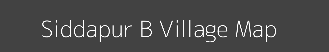 Map of Siddapur B Village in Karnataka Image