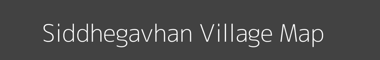 Map of Siddhegavhan Village in Maharashtra Image