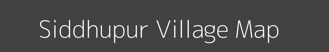 Map of Siddhupur Village in Madhya Pradesh Image