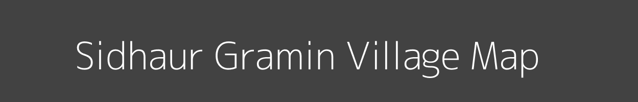 Map of Sidhaur Gramin Village in Uttar Pradesh Image