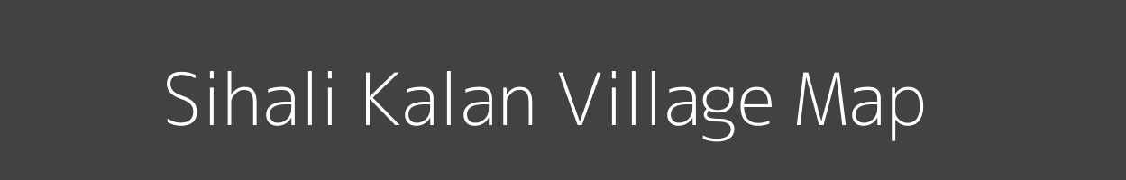Map of Sihali Kalan Village in Rajasthan Image