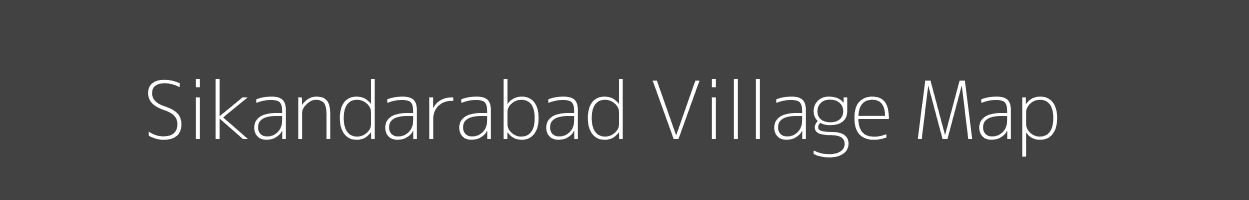 Map of Sikandarabad Village in Madhya Pradesh Image