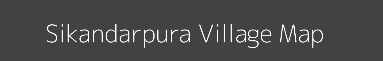 Map of Sikandarpura Village in Rajasthan Image