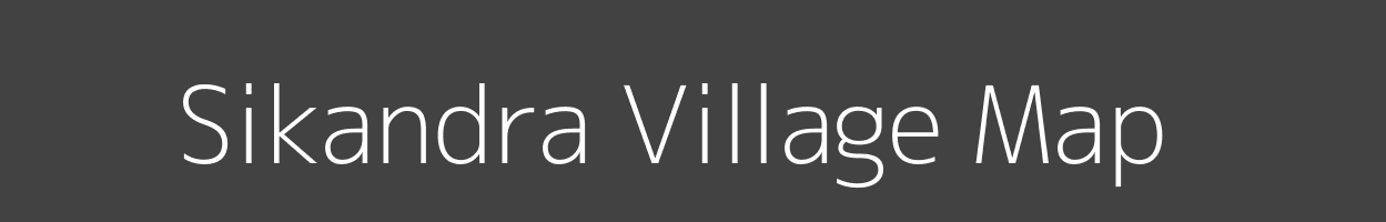 Map of Sikandra Village in Uttar Pradesh Image