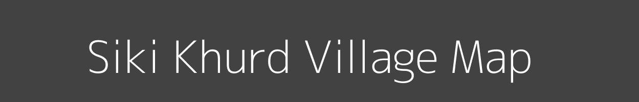 Map of Siki Khurd Village in Jharkhand Image