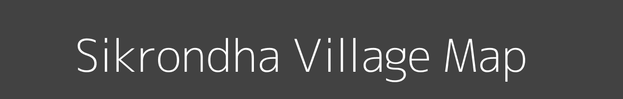 Map of Sikrondha Village in Uttar Pradesh Image