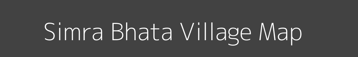 Map of Simra Bhata Village in Madhya Pradesh Image