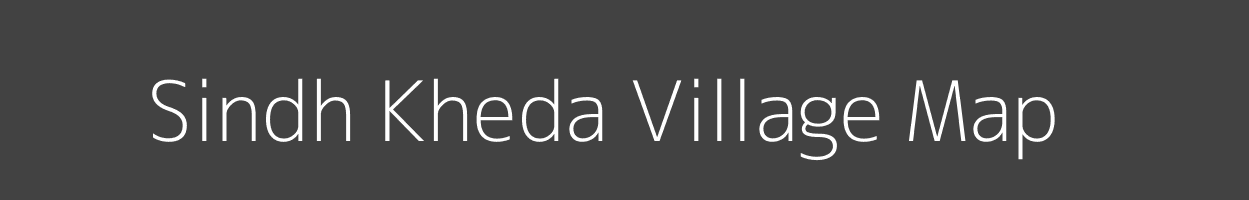 Map of Sindh Kheda Village in Madhya Pradesh Image