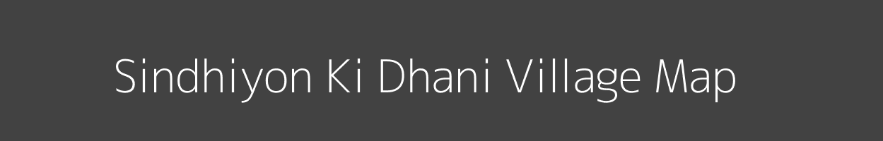 Map of Sindhiyon Ki Dhani Village in Rajasthan Image