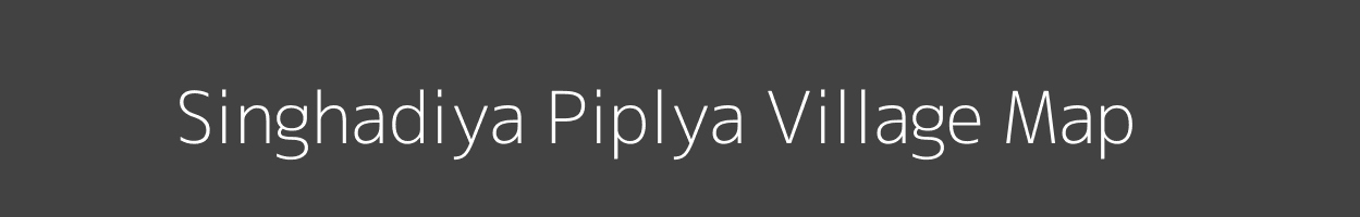 Map of Singhadiya Piplya Village in Madhya Pradesh Image