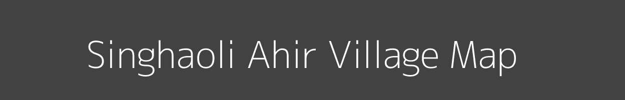 Map of Singhaoli Ahir Village in Uttar Pradesh Image