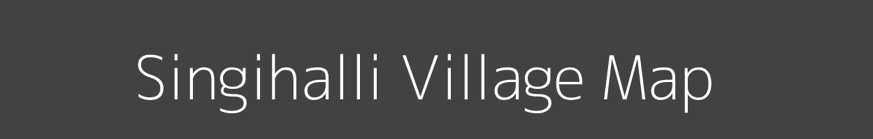 Map of Singihalli Village in Karnataka Image