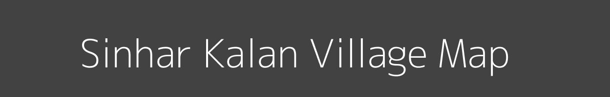 Map of Sinhar Kalan Village in Uttar Pradesh Image