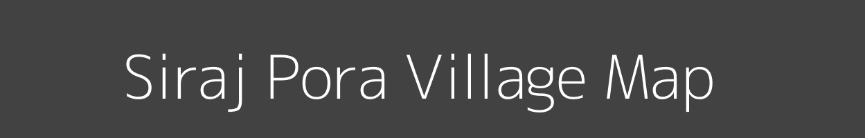 Map of Siraj Pora Village in Jammu and Kashmir Image