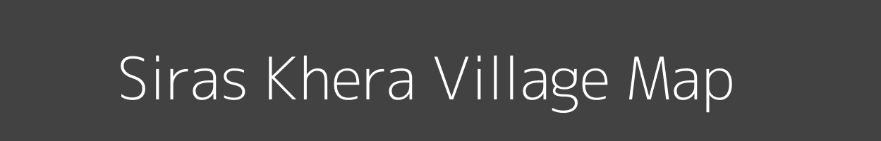 Map of Siras Khera Village in Uttar Pradesh Image
