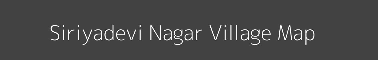 Map of Siriyadevi Nagar Village in Rajasthan Image