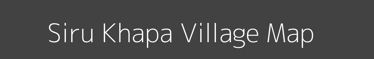 Map of Siru Khapa Village in Madhya Pradesh Image