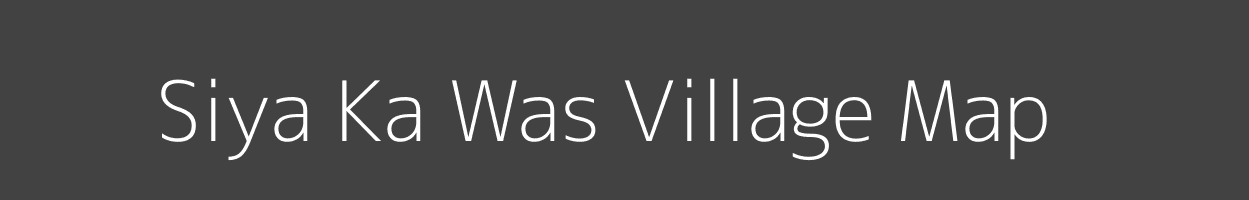 Map of Siya Ka Was Village in Rajasthan Image