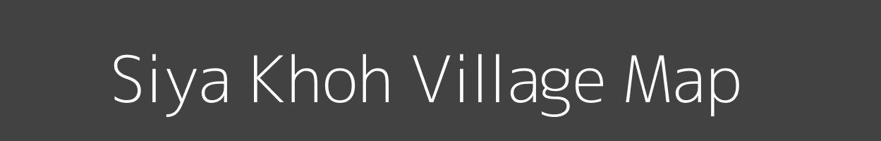 Map of Siya Khoh Village in Rajasthan Image
