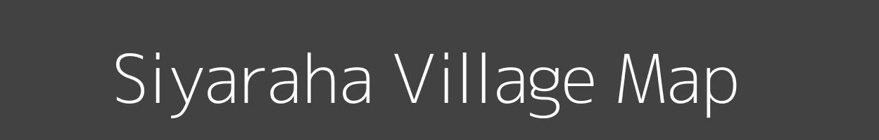 Map of Siyaraha Village in Uttar Pradesh Image